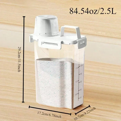 2.5L Airtight Food Storage Container Moisture-Proof Grain & Rice Box - Ninjanew