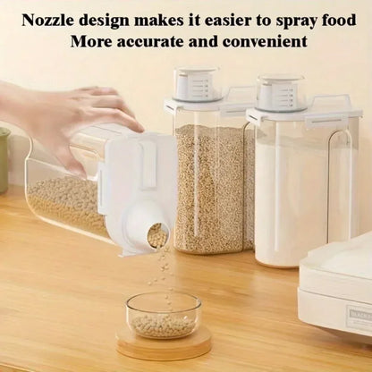 2.5L Airtight Food Storage Container Moisture-Proof Grain & Rice Box - Ninjanew