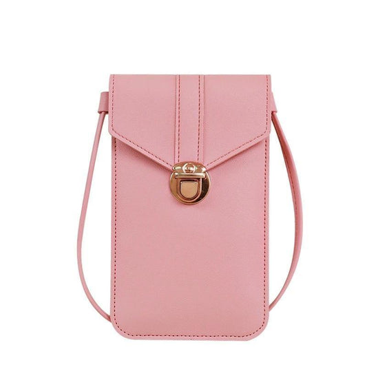 Touchscreen PU Leather Mobile Phone Purse