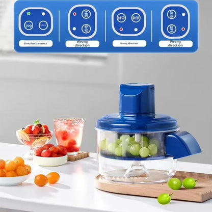 Automatic Electric Fruit Peeler Hands-Free Grape & Berry Skin Remover - 