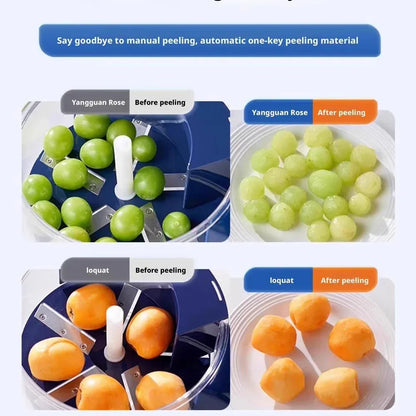 Automatic Electric Fruit Peeler Hands-Free Grape & Berry Skin Remover - 