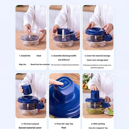 Automatic Electric Fruit Peeler Hands-Free Grape & Berry Skin Remover - 