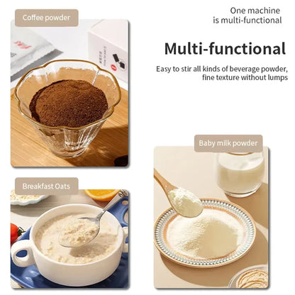 Automatic Magnetic Self-Stirring Mug Rechargeable LCD Coffee & Protein Mixer - 