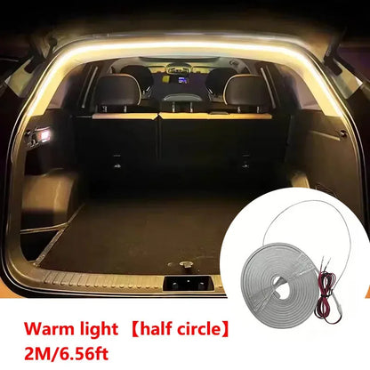 Automatic Trunk LED Light Strip Wiring-Free Sensing Ambient Lighting - 2M Warm light