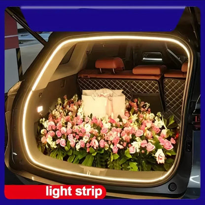 Automatic Trunk LED Light Strip Wiring-Free Sensing Ambient Lighting - 4M White light