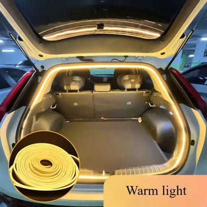 Automatic Trunk LED Light Strip Wiring-Free Sensing Ambient Lighting - 4M White light
