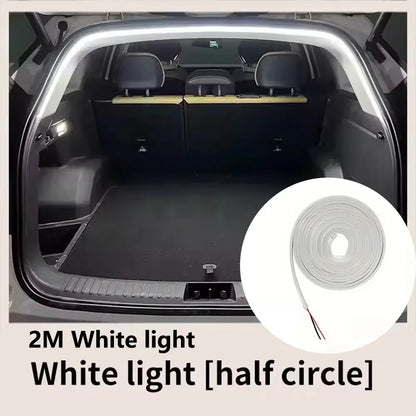 Automatic Trunk LED Light Strip Wiring-Free Sensing Ambient Lighting - 4M White light