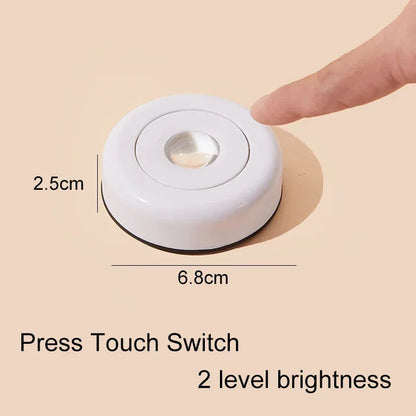 Cat Eye Cabinet Spotlight Sunset & Rainbow LED Battery-Powered Night Light - Rainbow