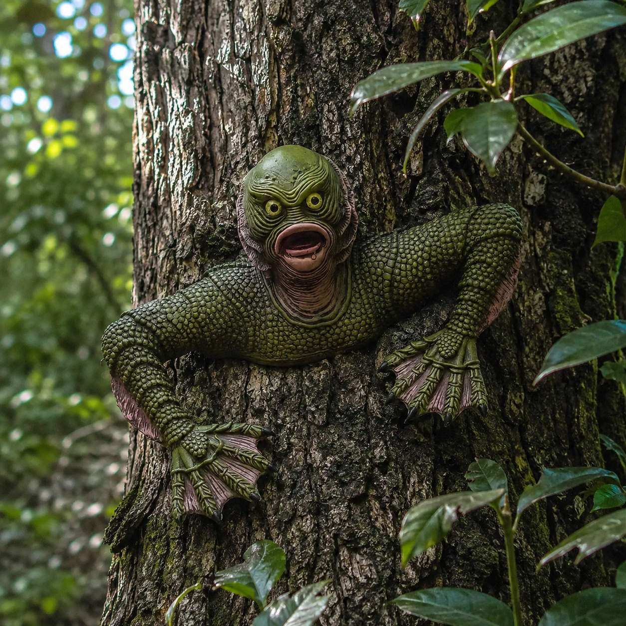 😳Guests Always React to This… Lizard Man Wall Sculpture