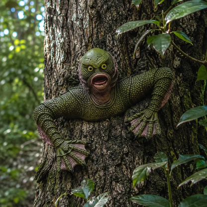 😳Guests Always React to This… Lizard Man Wall Sculpture