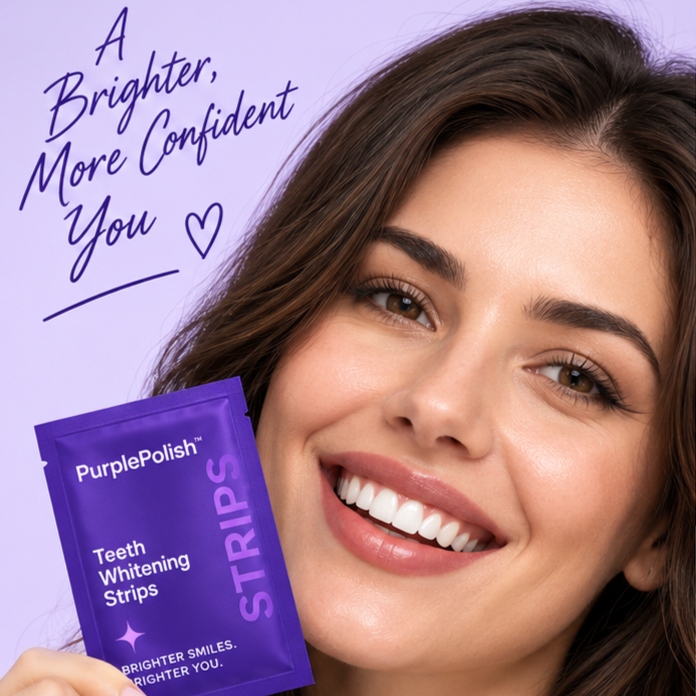 PurplePolish™ Pro Teeth Whitening Strips