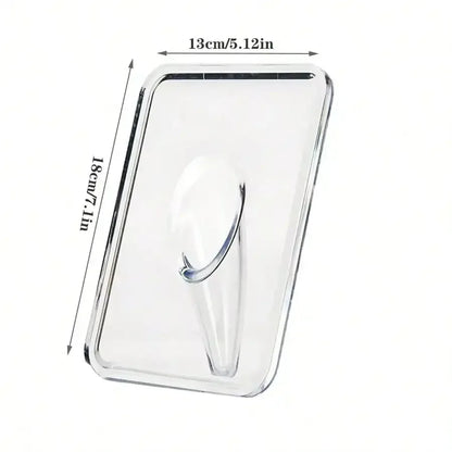 Clear Acrylic Frame Flower Vase Modern Art Decorative Vase for Desktop - Rectangle Shape