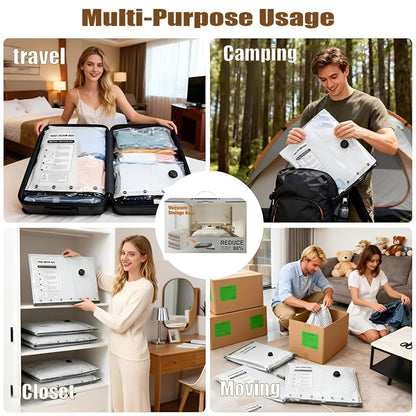 Collage of a product being used for travel, camping, storage, and moving.