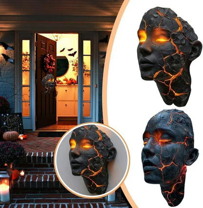 Cracked Soul Wall Light – Modern Sculptural Art Lamp - 