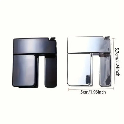 Detachable Pants Waist Adjustment Buckle Universal Folding Waist Shrink Clip - Black