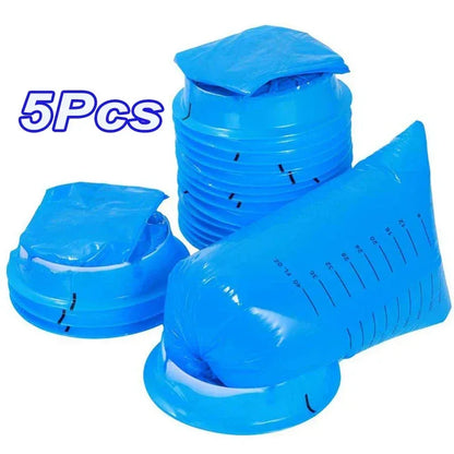 Disposable Vomit Bags with Snap Ring 1000ml Leak-Proof Emesis Bags - 5 Pcs