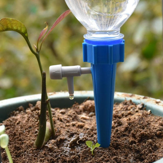 Plant Saver Automatic Drip Irrigation Self Watering Spike Kits - 12 Pcs