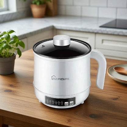 1.7L Multifunctional Electric Pot – Non-Stick Cooker for Dorms & Travel
