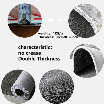  Fabric Textured with measurement details and roll of fabric on a white background