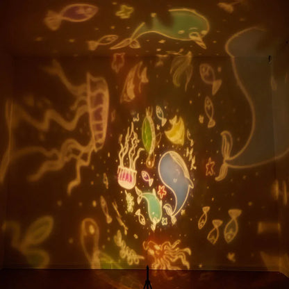 Fantasy Projection Light – 6 Themes 360° Rotating Night Light