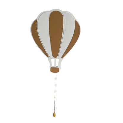 Floating Cloud Wall Lamp Wooden Battery-Operated Nursery Night Light - Balloon