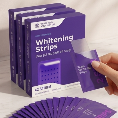 Purple Teeth Whitening Strips