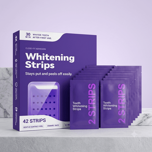 Purple Teeth Whitening Strips