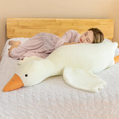 Funny Goose Plush Toy Soft Duck Sleeping Pillow & Stuffed Animal Gift - 90 cm