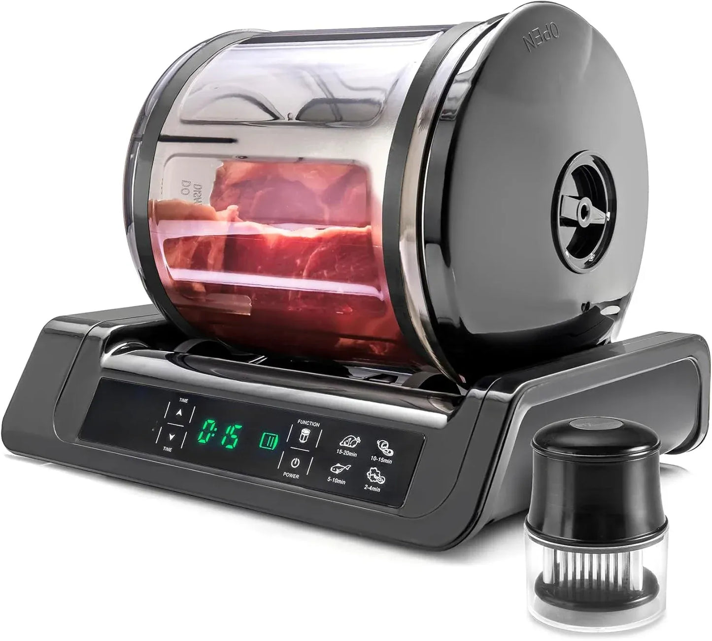 15-Minute Vacuum Tumbler Marinator | super Fast Meat & Vegetable Infusion System