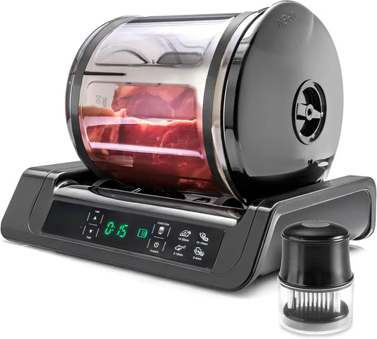 15-Minute Vacuum Tumbler Marinator | super Fast Meat & Vegetable Infusion System
