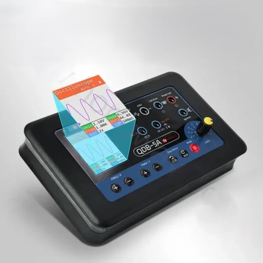 QDB-5A Automotive Actuator Tester with Oscilloscope, Multimeter, PWM Signal Generator & Ignition Coil Driver