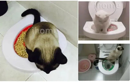 Professional Cat Toilet Training Kit | Litter-Free Lavatory System for Cats