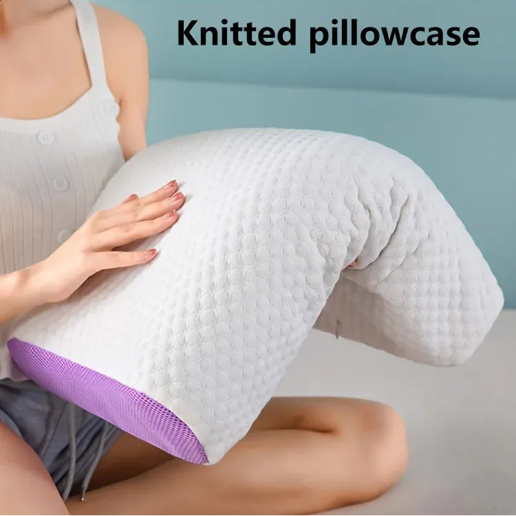 Pectin Cervical Pillow – Breathable TPE Air Layer Neck Pillow, Zero-Pressure Support,Latex-Like Comfort for Adults