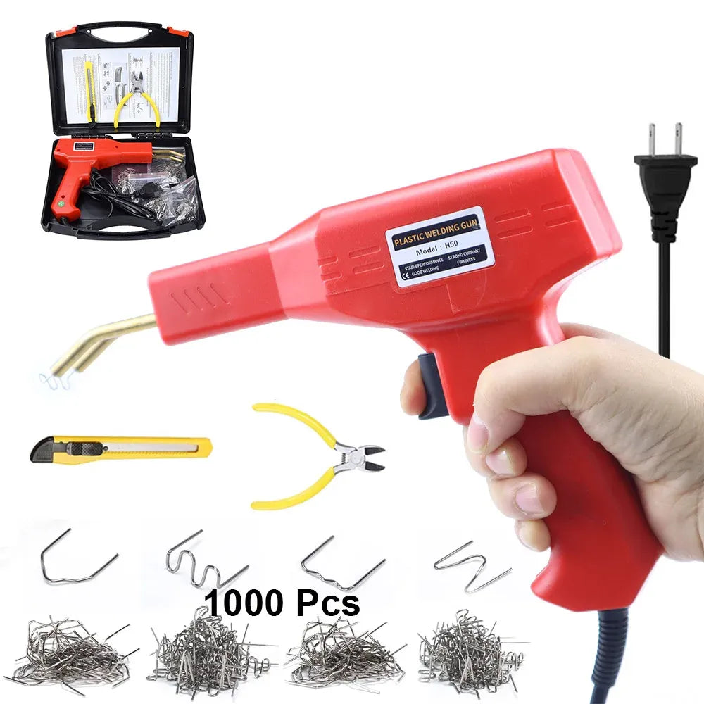 2-in-1 Plastic Welder Repair Kit with Hot Staples