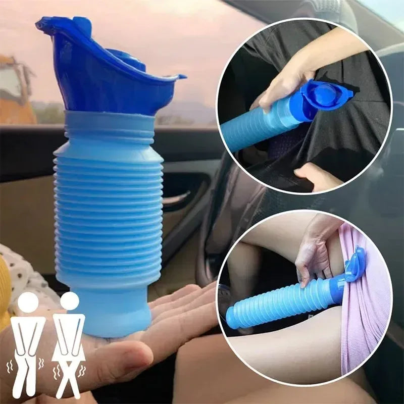 Emergency Portable Urinal Retractable Urine Bag - Pack of 2 (🔥 Most Popular)