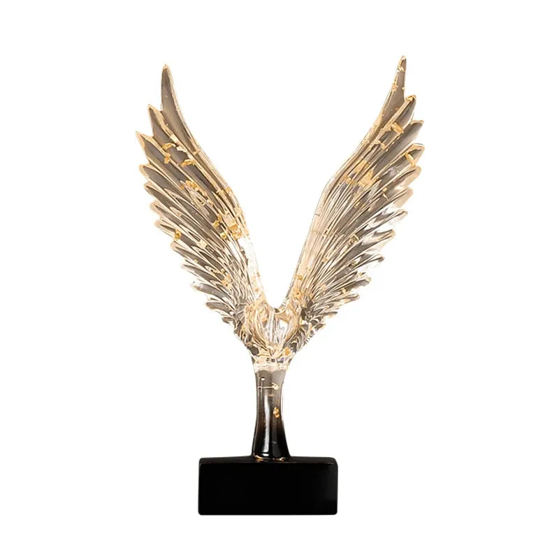 Abstract Angel Wing Eagle Statue – Luxury Resin Wing Sculpture Decor