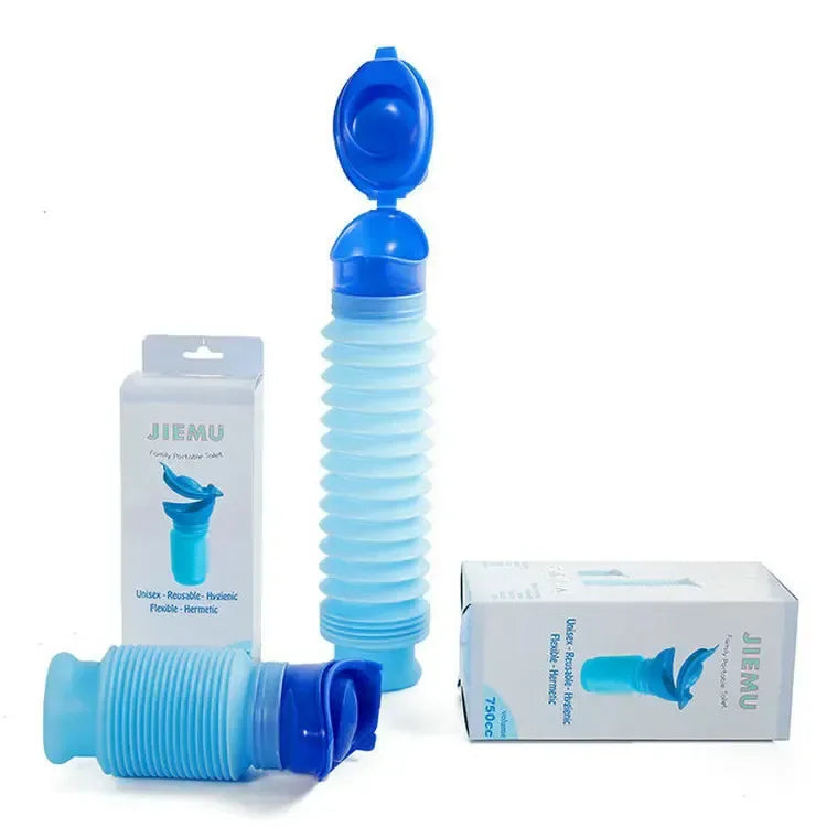 Emergency Portable Urinal Retractable Urine Bag - Pack of 2 (🔥 Most Popular)