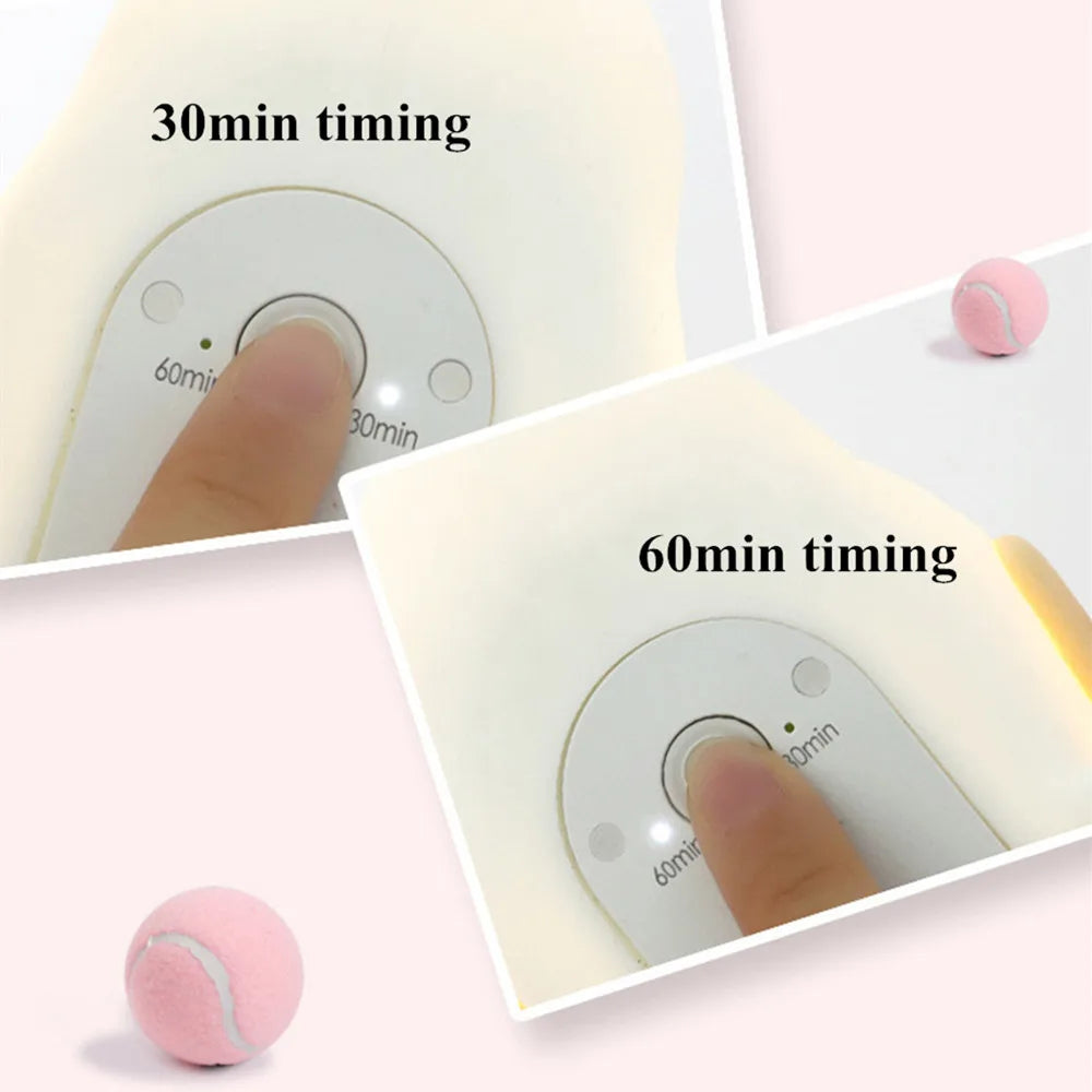 Dimmable Puppy Silicone Night Light Touch Control & Timer Rechargeable Lamp