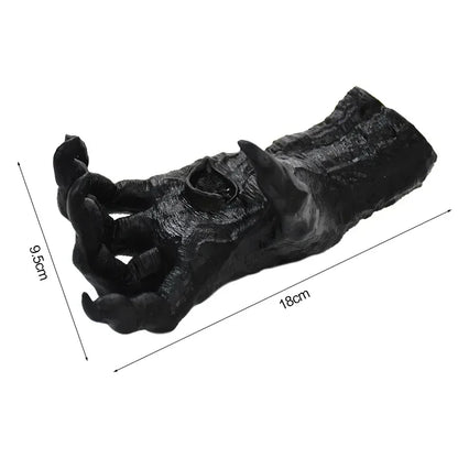 Gothic Witch Hand Wall Hook – Halloween Skeleton Hand Key Holder - 