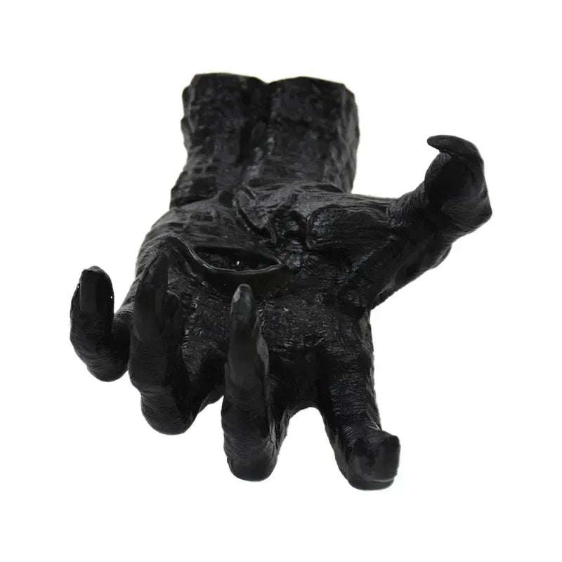 Gothic Witch Hand Wall Hook – Halloween Skeleton Hand Key Holder - 