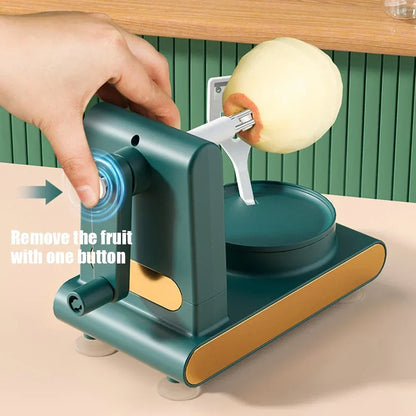 Hand-Crank Apple Peeler & Slicer Set Stainless Steel Blade Fruit Cutter - 