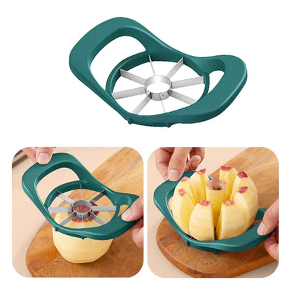 Hand-Crank Apple Peeler & Slicer Set Stainless Steel Blade Fruit Cutter - 