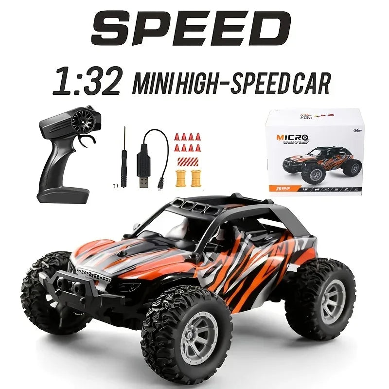 High-Speed RC Car 20km/h All-Terrain Electric Toy Racing Car - Red