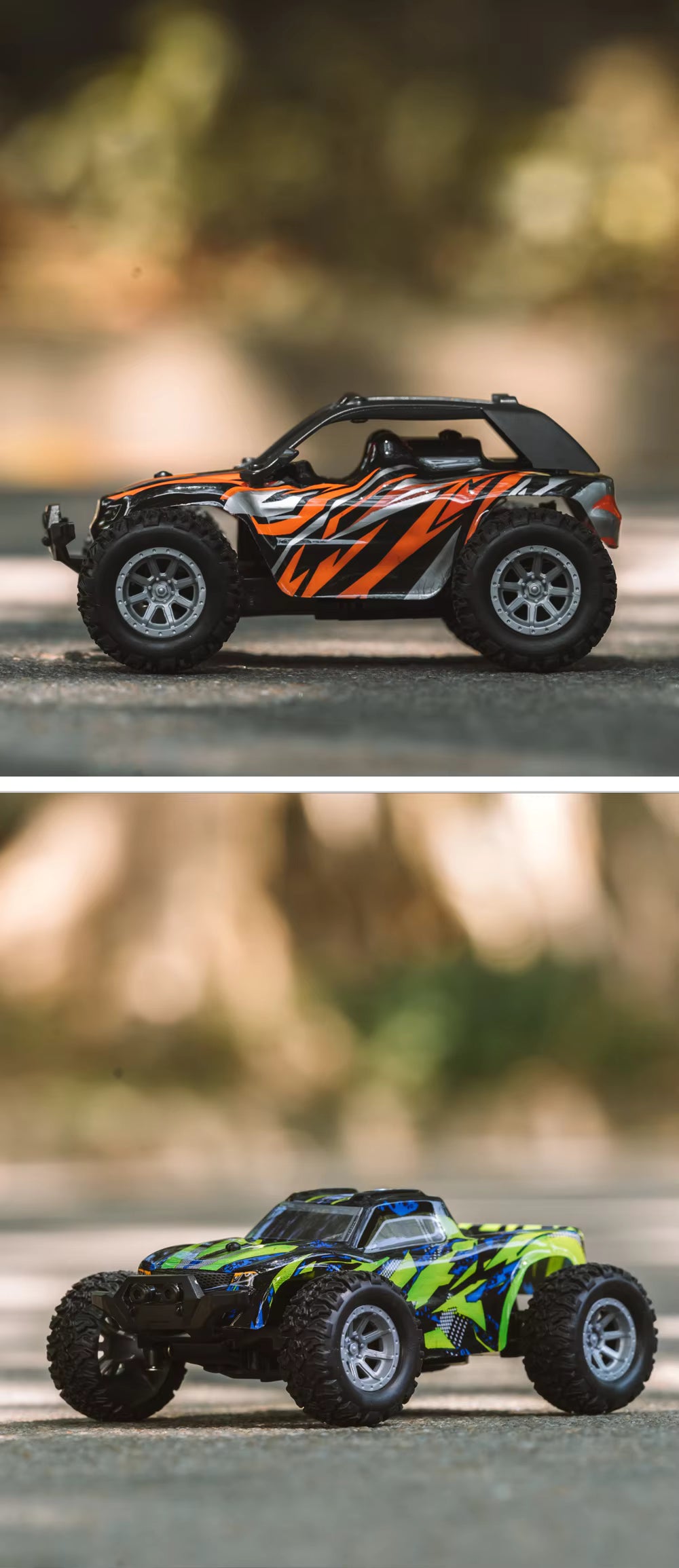 High-Speed RC Car 20km/h All-Terrain Electric Toy Racing Car - Green