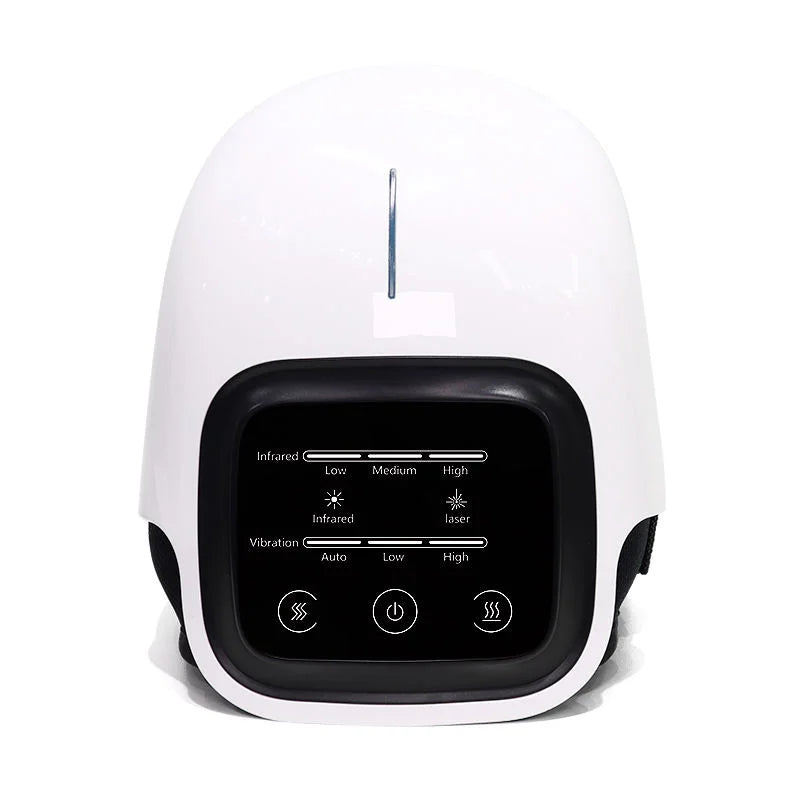 White Knee massager with control panel on a white background