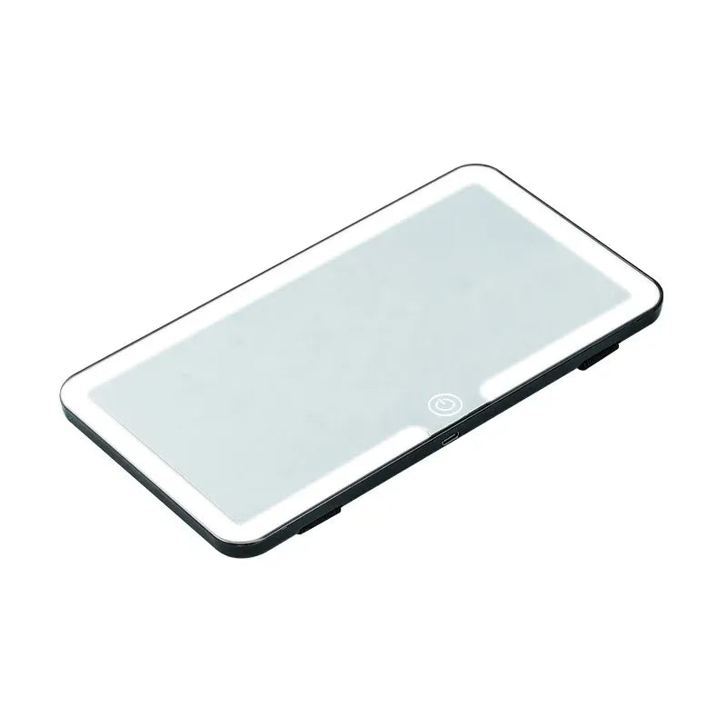 LED Car Sun Visor Vanity Mirror – Rechargeable HD Makeup Mirror for Vehicles