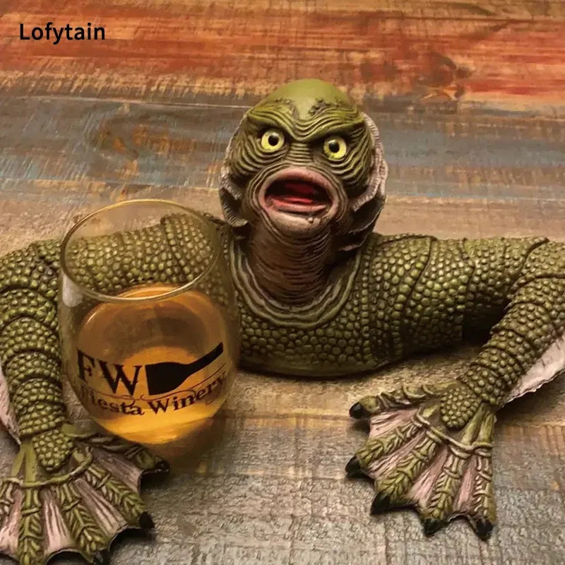 Lizard Man Monster Wall Sculpture