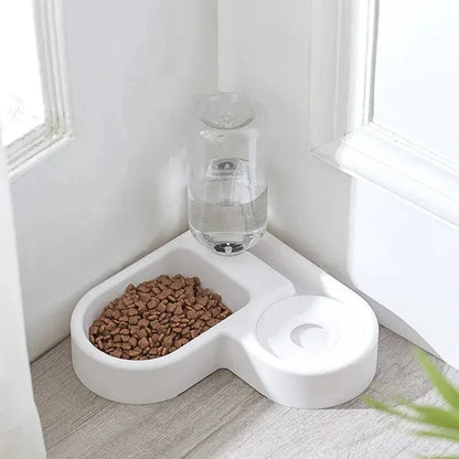 Love Multi-Functional Pet Bowl – Automatic Drinking & Feeding Dual-Use Basin