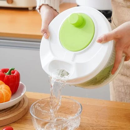 Manual Salad Spinner & Vegetable Dehydrator