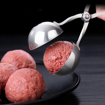 Stainless Steel Meatball Maker Clip – Non-Stick Rice Ball Shaper & Kitchen Mold